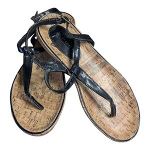 Alfred Sung Women's Black Sandals. Size 6.